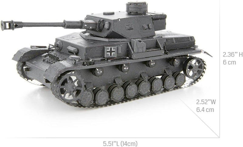 Metal Earth ICONX - Panzer IV - WWII German Tank