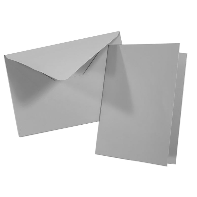 Blank Cards & Envelopes Card Making Set - Grey