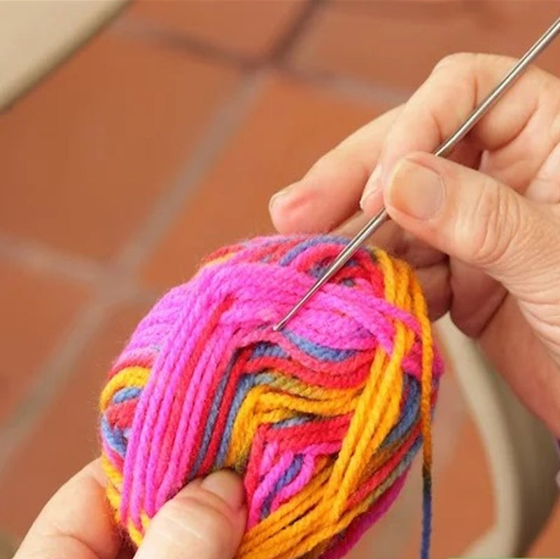 Malli Knitting Malli Crochet Hooks - Blue Handle - 3mm