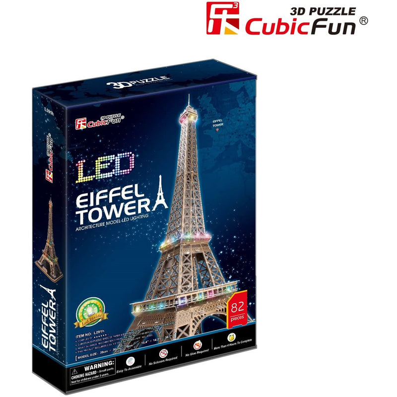 Cubic Fun Cubic Fun 3D Led Model Building Kit - Eiffel Tower