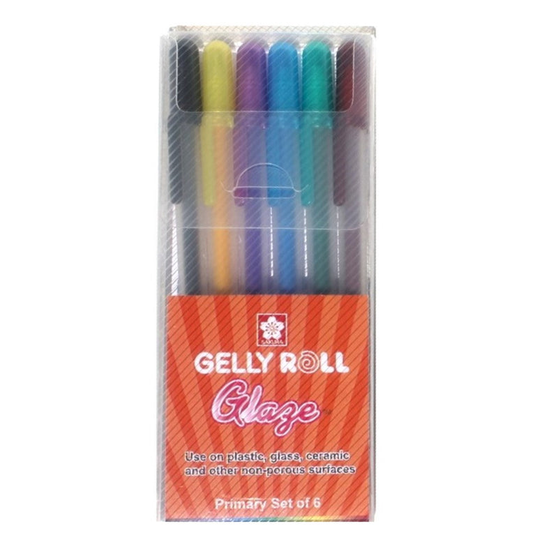Sakura Sakura Gelly Roll Gel Pens Set - Glaze Primary - 6 pens