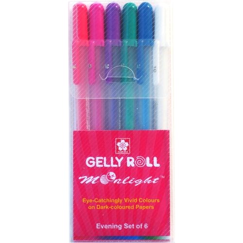 Sakura Sakura Gelly Roll Gel Pens Set - Moonlight Evening - 6 pens!
