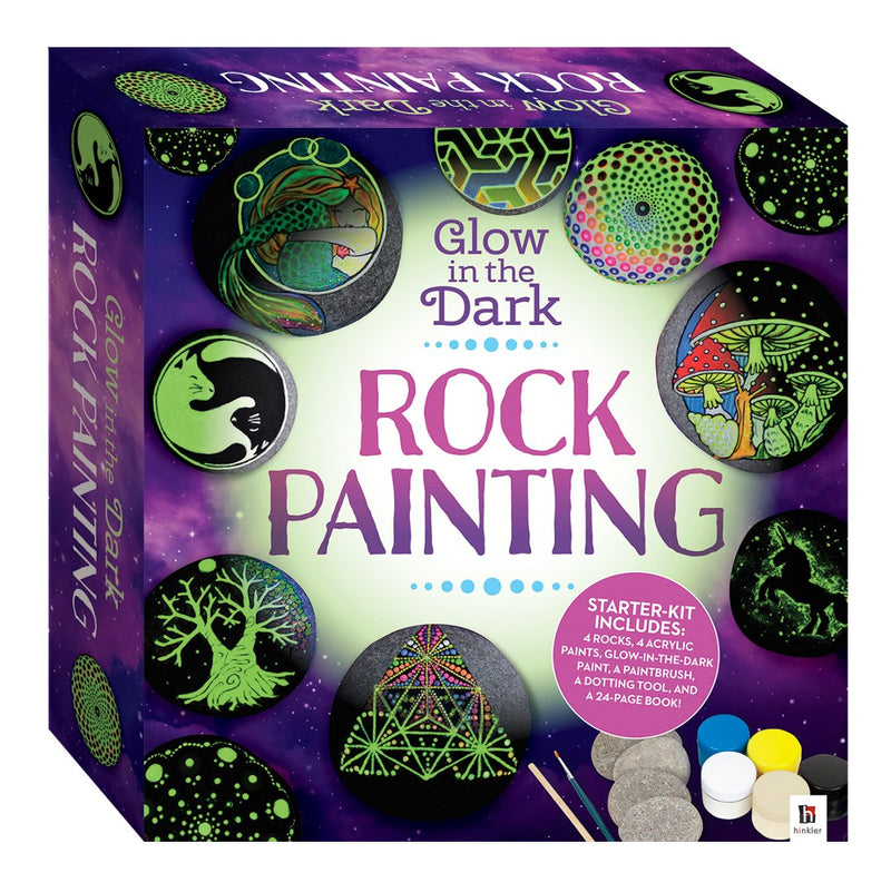 Hinkler Hinkler Glow In The Dark Rock Painting Kit