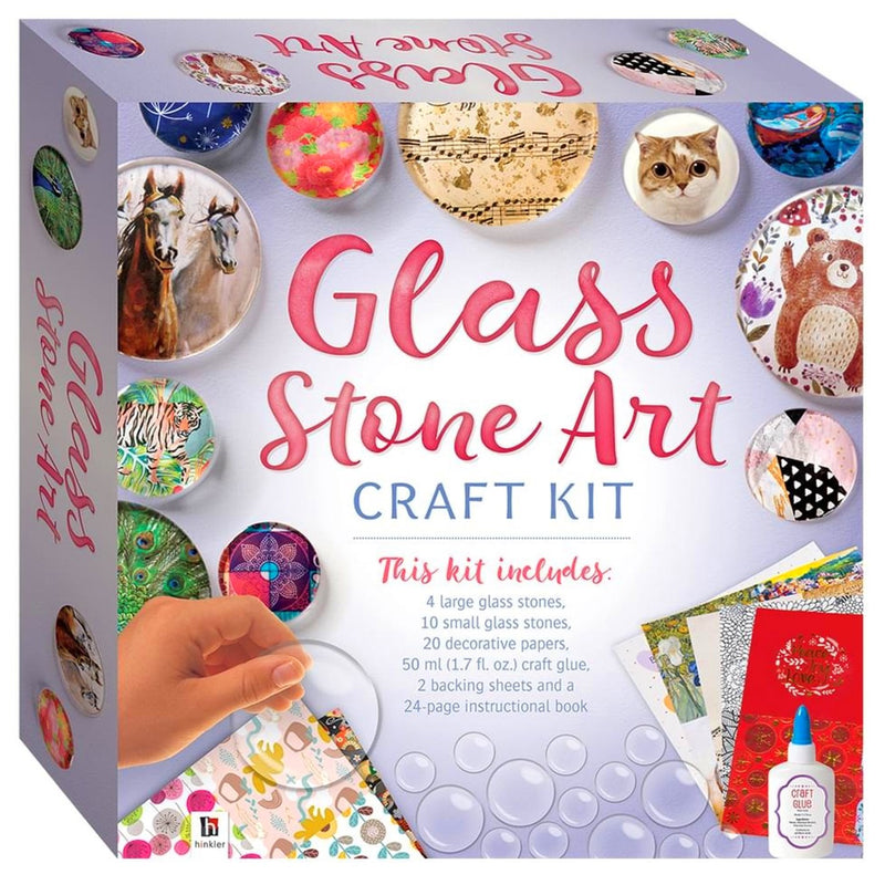 Hinkler Hinkler Glass Stone Art Set Craft Kit