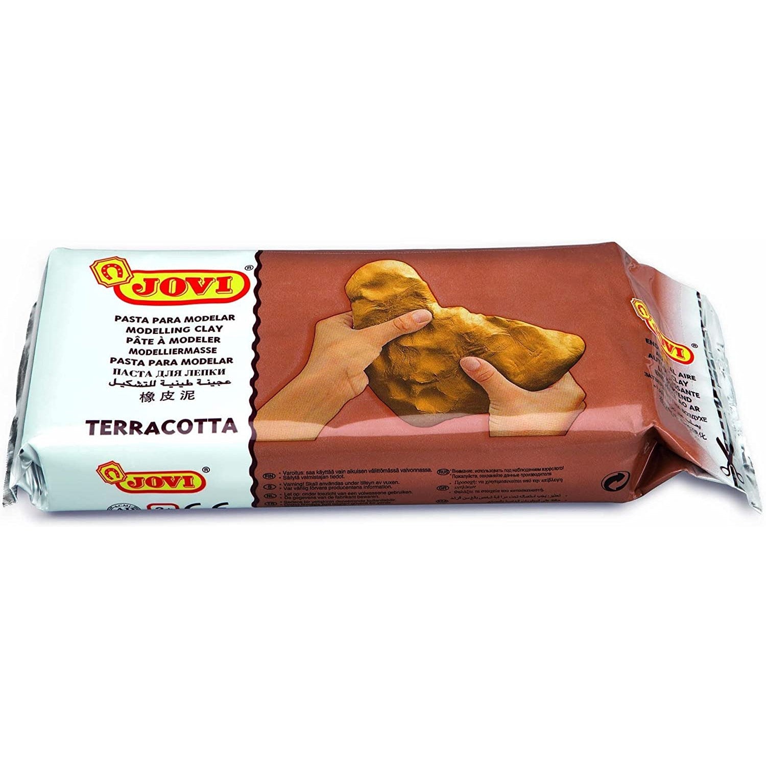 Jovi Air Drying Modelling Clay - Terracotta 1KG