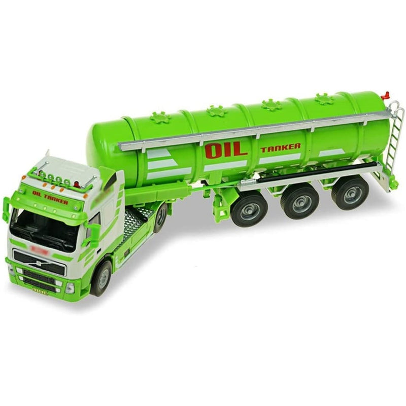 KDW Die cast Oil Tank Truck 1:87 Scale Petroleum Transport Vehicle 3D Model Gift