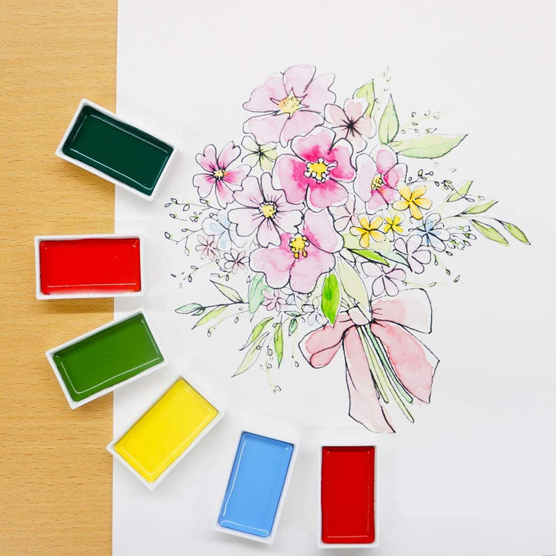 Kuretake Kuretake Gansai Tambi Watercolour Paint Set - 36 Pans