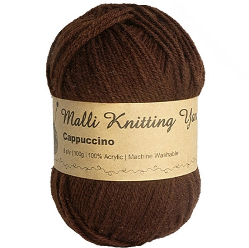 Malli Knitting Malli Knitting 100g Acrylic Yarn - Cappuchino