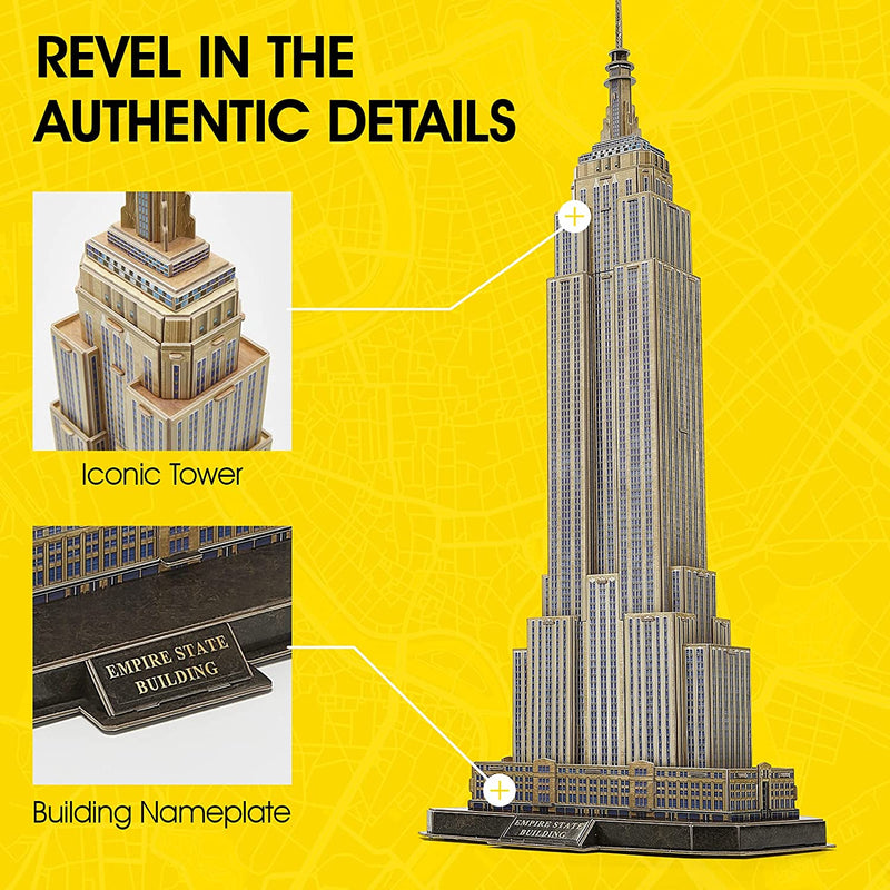 National Geographic Empire State Building 3D Model Building Kit