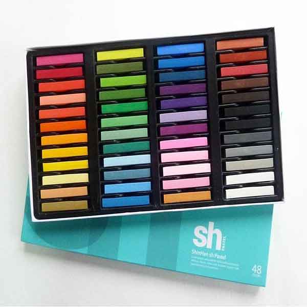 Shinhan Art Shinhan Art Artists Square Soft Pastels Full Stick - 48pk
