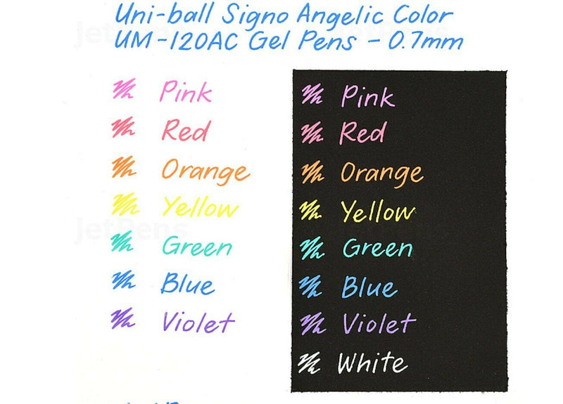 Uni-Ball Uni-Ball Signo Angelic Colour Gel Pens Set 8pk