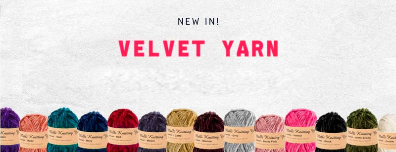 New Velvet Yarn!