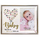 Baby Girl Glitter Photo Frame fits 6"x4" Photo