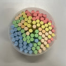 100pcs Coloured Chalk Bucket