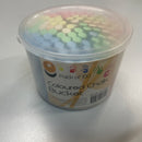 100pcs Coloured Chalk Bucket