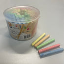 100pcs Coloured Chalk Bucket