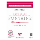 Clairefontaine Fontaine Original White 100% Cotton Paper - 12 Sheets