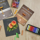 Clairefontaine Pastelgrain Paper Pad - 12 Sheets