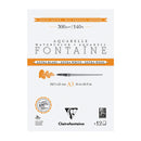 Clairefontaine Fontaine Watercolour Paper - 100% Cotton, 12 Sheets