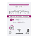 Clairefontaine Fontaine Watercolour Paper - 100% Cotton, 12 Sheets