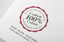 Clairefontaine Fontaine Original White 100% Cotton Paper - 12 Sheets