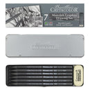 Cretacolor Monolith Woodless Graphite Pencil Set (7-Piece Tin)