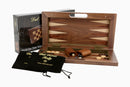 Dal Rossi Italy 3 in 1 Chess Checkers Backgammon Set 40cm Folding Walnut Board