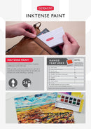 Derwent Inktense Paint Pan Studio Set - 24 Colours