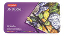 Derwent Studio 36 Colouring Pencils Tin Set