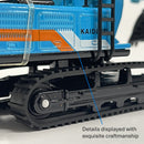 Diecast 1:64 Scale Crawler Mounted Trenching Machine Construction Model