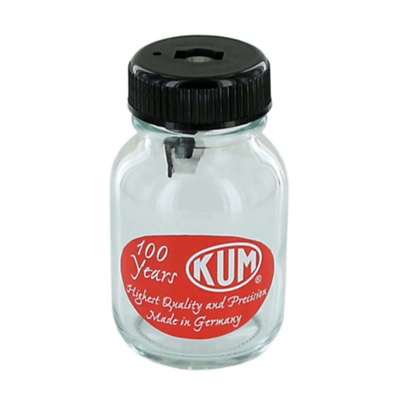 KUM 100th Anniversary Glass Jar Pencil Sharpener