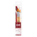 KUM Taklon Paint Brush Set | Artist & School Grade (Round, Flat, or Mixed)