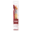 KUM Taklon Paint Brush Set | Artist & School Grade (Round, Flat, or Mixed)