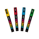 Kent Urban Acrylic Paint Markers – Classic Pack of 4 (Yellow, Red, Blue, Green)