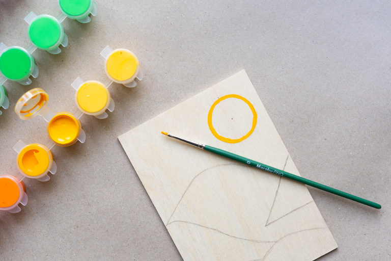 Marabu BASIC Acrylic Paint Mini Set - 6-Colour Starter Pack