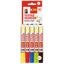 Marabu KiDS Textile Marker 5-Pack - Fabric Paint Pens