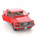 Metal Earth 1965 Ford Mustang Red Coupe 1:52 Model Kit