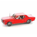 Metal Earth 1965 Ford Mustang Red Coupe 1:52 Model Kit