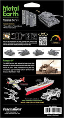Metal Earth ICONX - Panzer IV - WWII German Tank