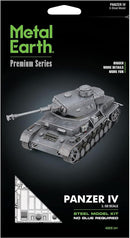 Metal Earth ICONX - Panzer IV - WWII German Tank