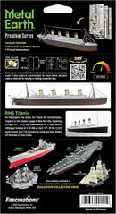 Metal Earth ICONX Premium Series - RMS Titanic Ship 1:928 Scale