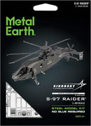 Metal Earth 3D Model Building Kit - S-97 Raider Attack Helicopter