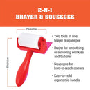 Mod Podge 2-in-1 Brayer & Squeegee - Professional Smoothing Tool