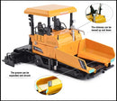 Diecast Crawler Road Asphalt Paver – 1:40 Scale Construction Model – Yellow