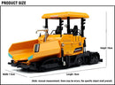 Diecast Crawler Road Asphalt Paver – 1:40 Scale Construction Model – Yellow