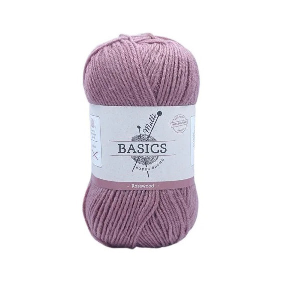 Malli Super Blend 4 Ply Acrylic Yarn 100g – Rosewood