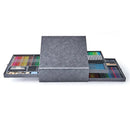 SINOART 140-Piece Deluxe Art Set | Mixed Media Kit with Easel Case