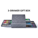 SINOART 140-Piece Deluxe Art Set | Mixed Media Kit with Easel Case