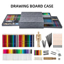 SINOART 140-Piece Deluxe Art Set | Mixed Media Kit with Easel Case