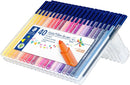 STAEDTLER Triplus Color 40 Colour Set 1.0mm Fibre-Tip Pens